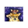 3 Goofy Dogs Original Acrylic Painting Image 2