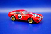 Hot Wheels Ferrari 365 GTB4 C with custom wheels.