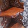 Carved& Pierced Corner Display Unit Image 4