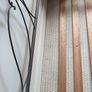 Solid wood and iron double bed frame Image 3