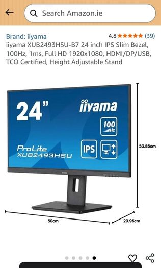 iiyama 24" IPS Monitor