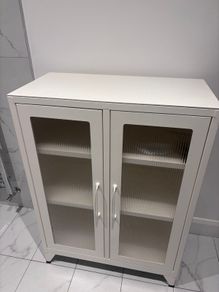 Bisley Fern Middle Peek Metal Sideboard Hall Cabinet
