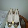 LK Bennett Estella Gold Wedges Size 6 Image 3