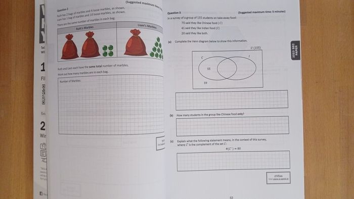 Maths Ordinary Level Junior Certificate Exam Papers 2026