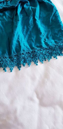 Teal Mini Skirt - Size 8