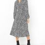 Animal print fit and flare dress Image 2