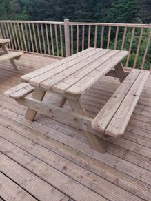 Garden Picnic tables