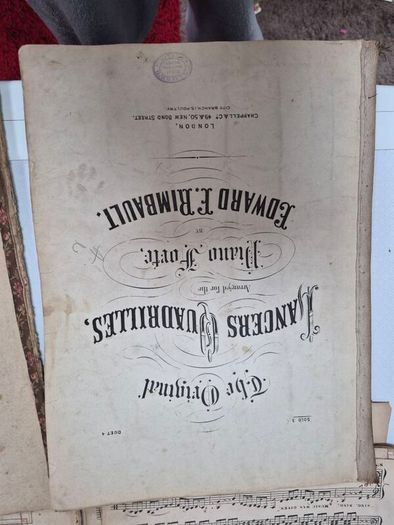 Victorian Music Sheet