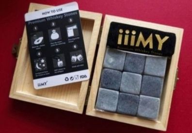 Whiskey stones .