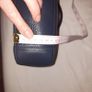 Tula handbag navy cream details Image 4