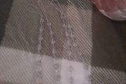 Crystal effect curtain tie backs