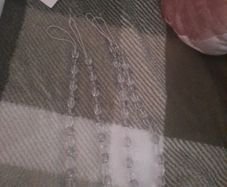 Crystal effect curtain tie backs