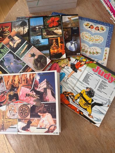 6 vintage Judy annuals