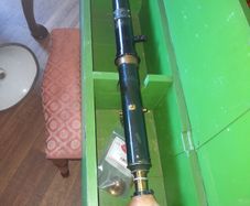 WW2 Large Military Artillery Sighting Telescope with Box, specifically this type of telescope was a vital tool for artillery units during World War 2