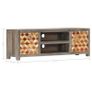 TV Cabinet Grey 120x30x40 cm Solid Mango Wood Image 8