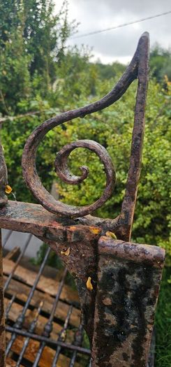Victorian wrought iron gates