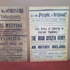 Irish Citizen Army 1913 Recruitment Notice Irish Volunteers 1913 Public Notice Posters