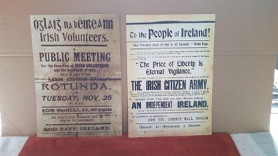 Irish Citizen Army 1913 Recruitment Notice Irish Volunteers 1913 Public Notice Posters