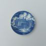 Fabulous Vintage Blue and White 4 Inch Miniature Plate By Enoch Wedgwood (Tunstall) Ltd, Featuring the Edinburgh Castle Pattern from the Royal Homes Of Britain Series Image 2