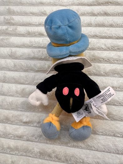 Jiminy Cricket Plush Soft Pinocchio Disney Store approx. 20 cm. Dirty Used Please see photos
