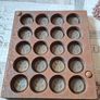 Rare Heavy Antique Medical Caduceus Brass and Metal Coin or Badge for 20 Piece Metal Mold around 1914 to 1945, Image 6