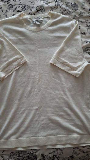 COS knitted short sleeve top
