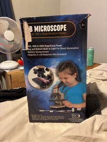 Beginner Science Microscope Set (400x Magnification)