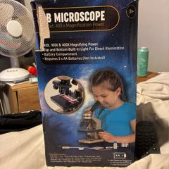 Beginner Science Microscope Set (400x Magnification)