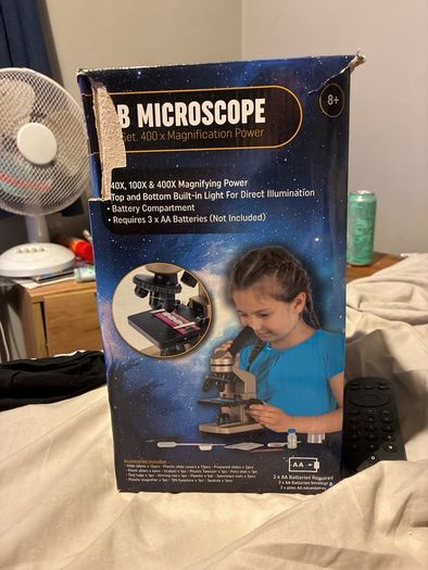 Beginner Science Microscope Set (400x Magnification)