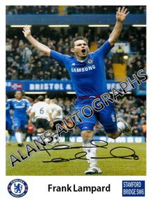 Chelsea autograph Frank Lampard.