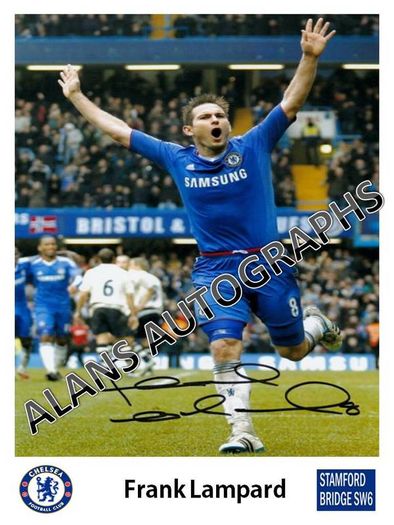 Chelsea autograph Frank Lampard.