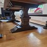 Dining room table and matching benches Image 8
