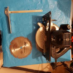 SKIL Circular SAW 5366 F0155366 67, with spar casbide tipped Blade in Hard Case and in excellent condition