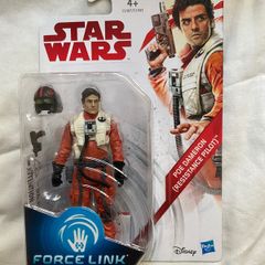 Star Wars The Last Jedi Poe Dameron 3.75" Action Figure Force Link