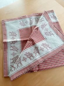 2026 Festive gingham tablecloth 1mt