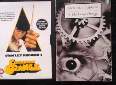 A Clockwork Orange Movie And Anthony Burgess Book Malcolm Mcdowell Kubrick Dvd