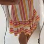 F&F Candy Stripe Bardot Dress Sz 12 Image 5