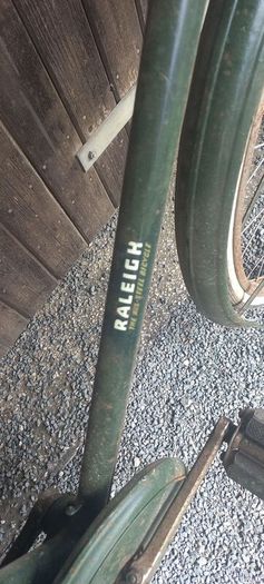 Antique Raleigh Roadster Bicycle  all originals for restoration project all works just needs tyres great original piece for the collection solid bike gears all work too