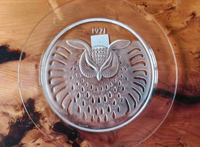 lalique anniversary plate