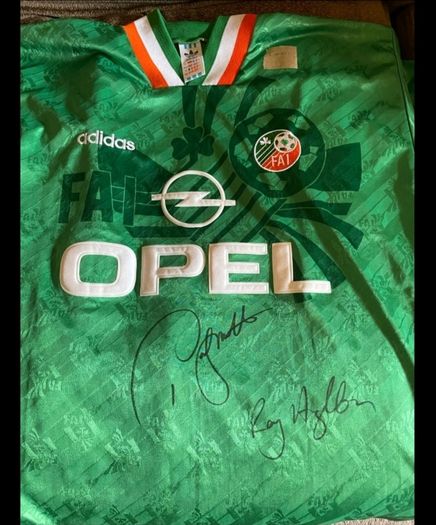 Original 1994 jersey signed by McGrath and Houghton