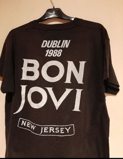 vintage Bon Jovi Tee Shirt Dublin 1988