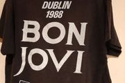 vintage Bon Jovi Tee Shirt Dublin 1988