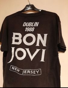 vintage Bon Jovi Tee Shirt Dublin 1988