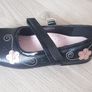 Girls Black School Shoes Image 2