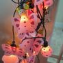 Pink Butterfly Fairy String Lights Image 2