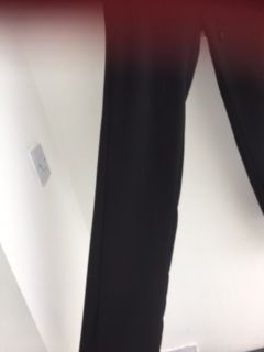 Black "PAPERBAG" TUZZI pants size 12/38 (30" leg)