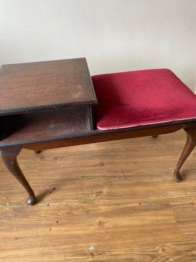 Antique phone table