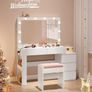Dressing table LED Bulbs Hollywood mirror XXL Image 5