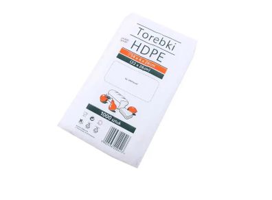 1000pcs HDPE food bags 14x4x26cm (22x26cm)