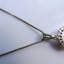 Sterling Silver Cubic Zirconia Pendant And Earring Set 10,61g Image 7
